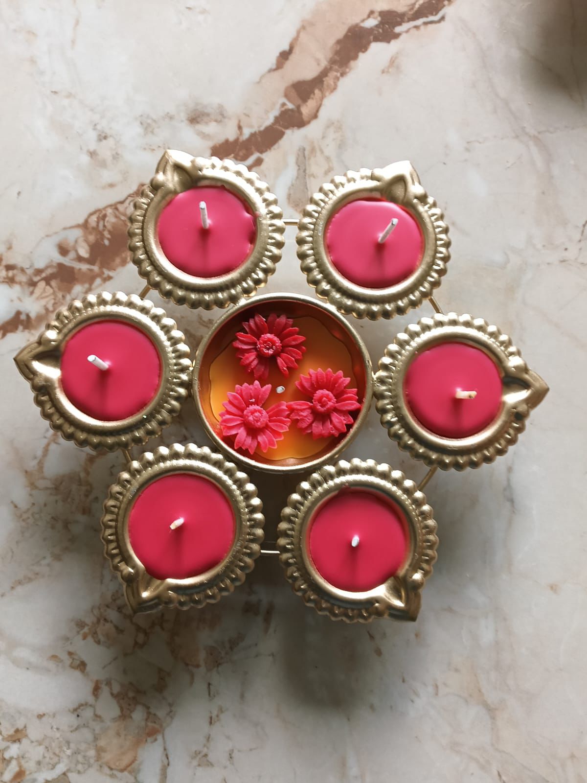 Diya Urli Candle – Handcrafted Traditional Luxury Décor